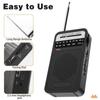 Mini AM FM Pocket Radio Headphone Jack Portable Radio Universal Transistor Radio  Walking
