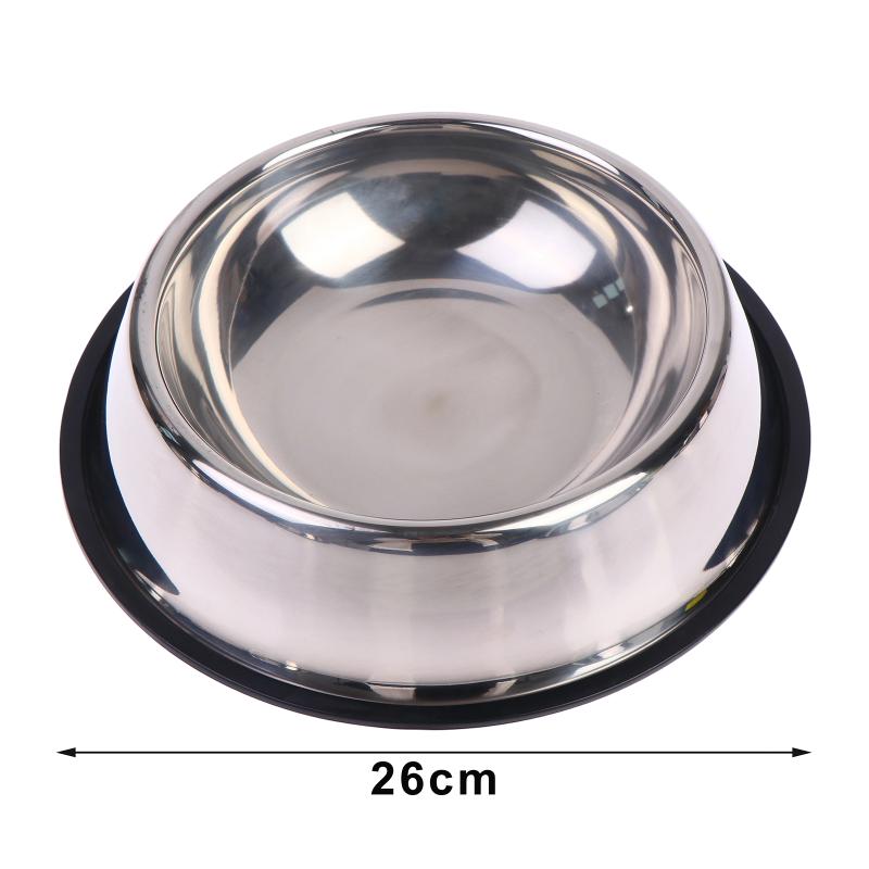 Stainless Steel Pet Dog Bowl Food Storage Container Dog Food Bowl Water Bottle Pet Bowl For Dog Cat Non-Slip Water Feeder Bowls