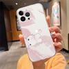 Cute Rabbit Cartoon Phone Case Carcasa Funda For iPhone 17 Pro Max 17 Air 16 15 14 13 Pro Max 15 16 Pro 15Plus Case