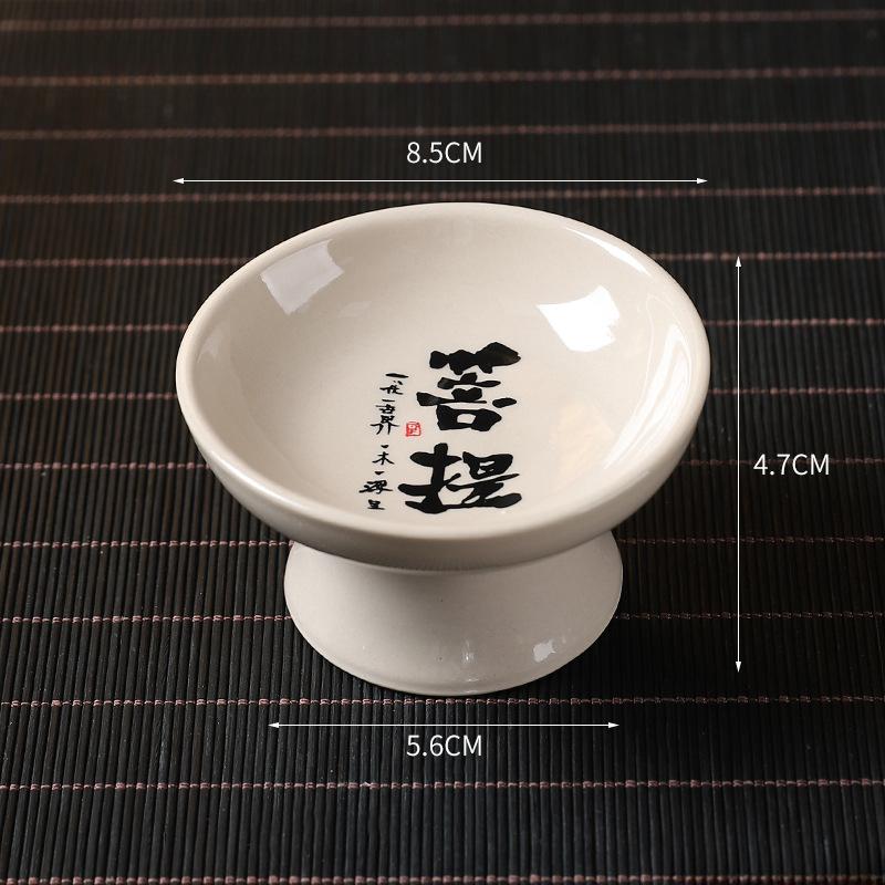 Chinese Mini Tea Fruit Bowl Snacks Cakes Dessert Fruit Plates Ceramic Tray Dried Fruit Plate Hotel Kitchen Dinner Table Decor