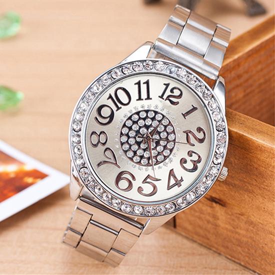 Damen Armbanduhr Herrenuhr Mit GroÃƒÂŸen Zahlen Damenuhr Mit - Main Image