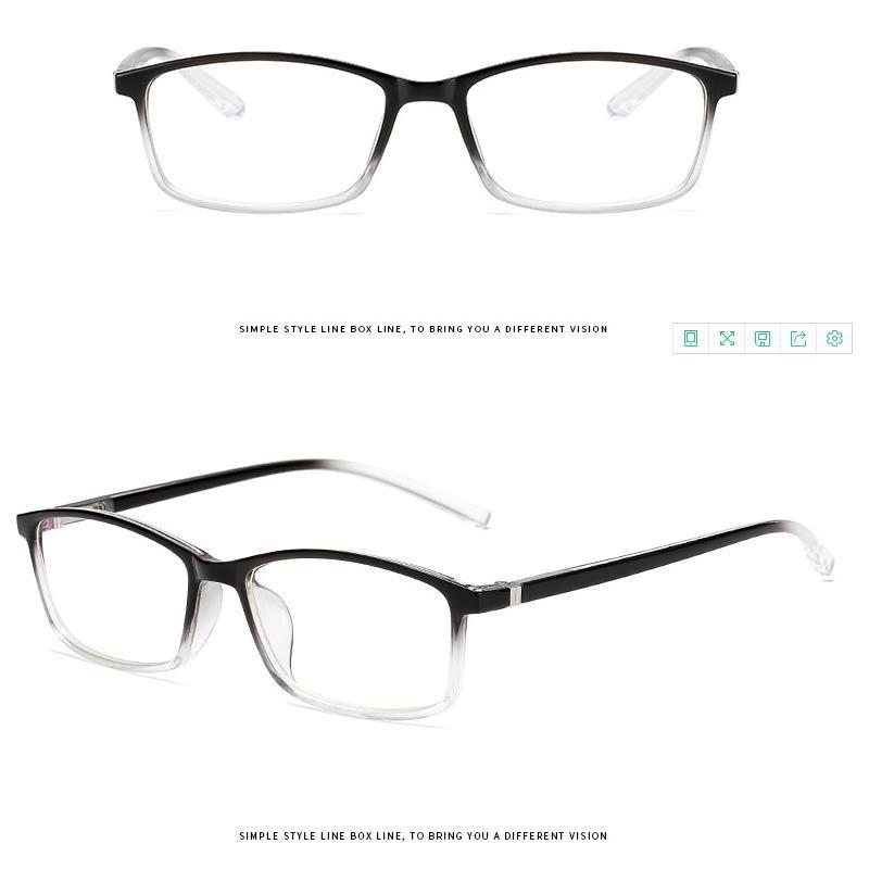 Myopia Glasses Men Anti Blue Light Eye Glasses Women Nearsighted Eyewear Full Frame Plain Glasses Prescription 0 To -600