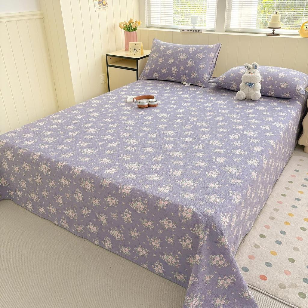 Class A Baby & Mom Double Layer Gauze Printed 3-Piece Bedding Set - Washed Cotton