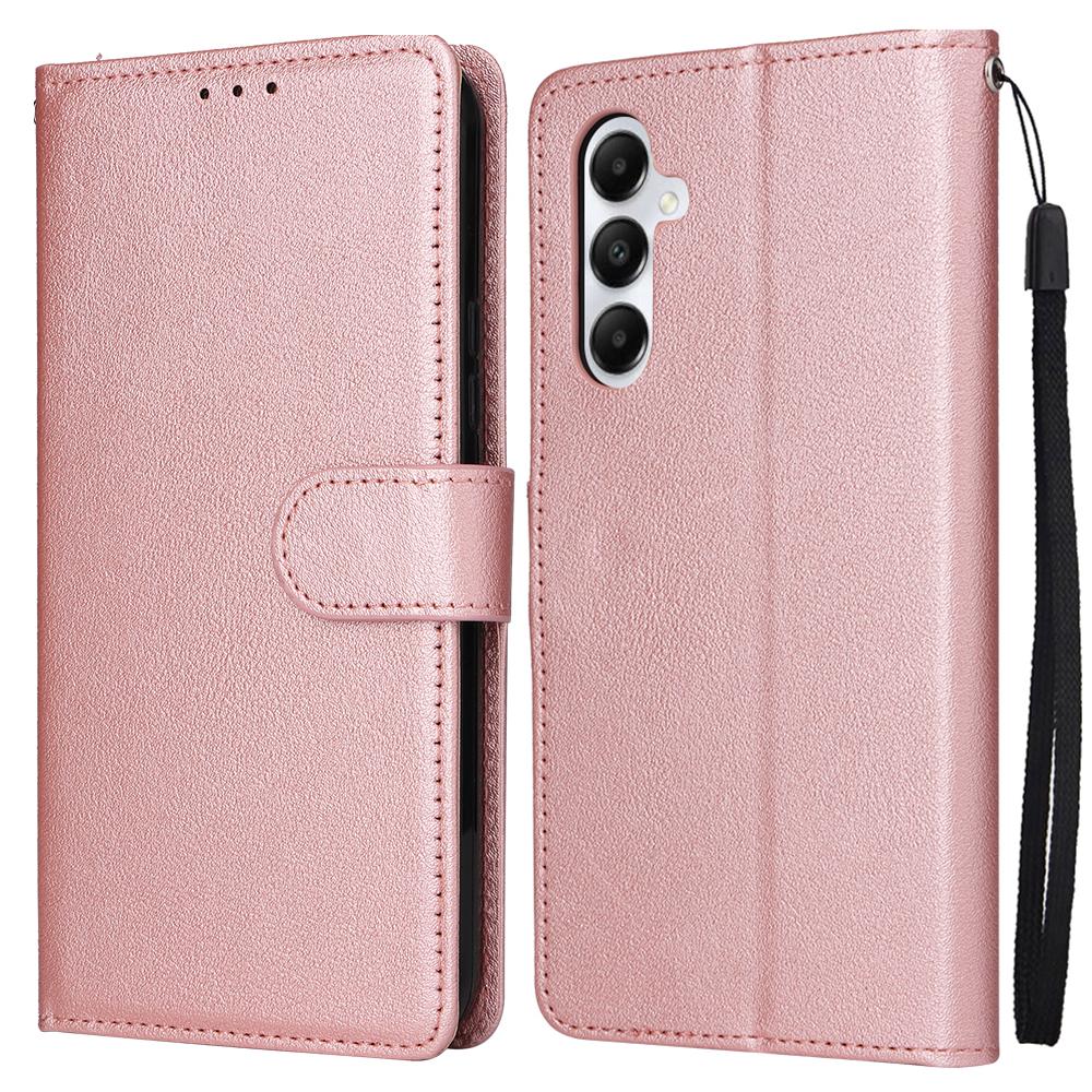 For Samsung Galaxy A25 5G (Global) (161.0 x 76.5 x 8.3mm) Case PU Leather Wallet Cell Phone Stand Cover