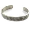 Les Trésors De Lily [M8804] - Silver 'Peaceful' Steel Bracelet - 64 Mm 11 Mm