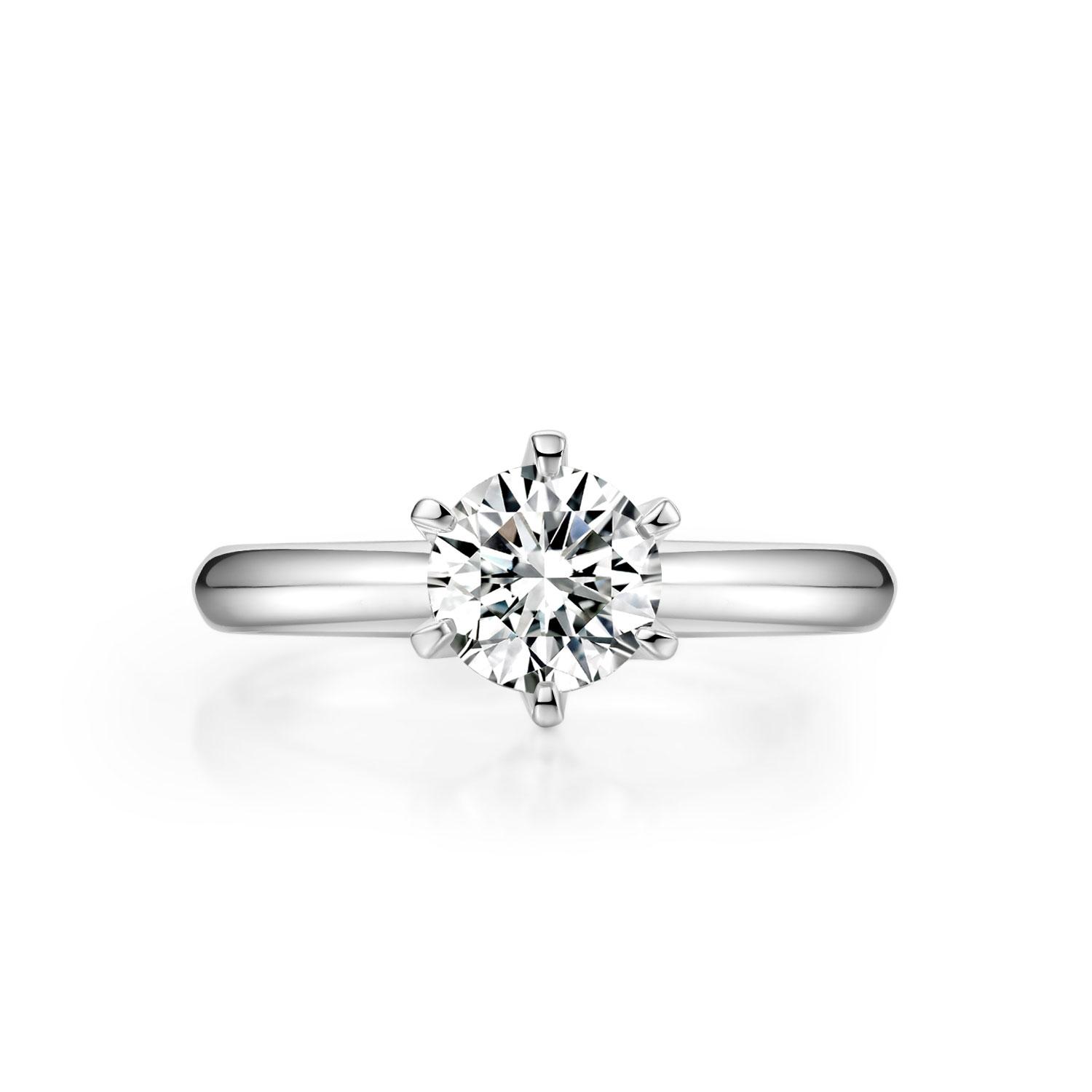 

Белое кольцо 18 карат, 0,50-2 карата DE, цвет VS1-VVS1, бриллиант, выращенный в лаборатории, с сертификатом IGI, классический набор колец с 6 зубцами для женщин 0.5 ct- size US 11 белый