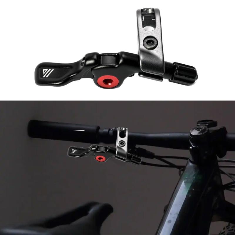 Aluminum Alloys Bike Dropper Post Remote Lever Bike Seats Tube Height Cable Adjusted Lever Easy To Installation