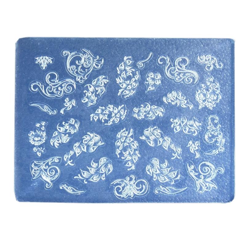 Silicone Nail Art Handicrafts Moulds DIY Nail Tools Accessories Nail Carving Molds Silicone Material for Nail Decoration