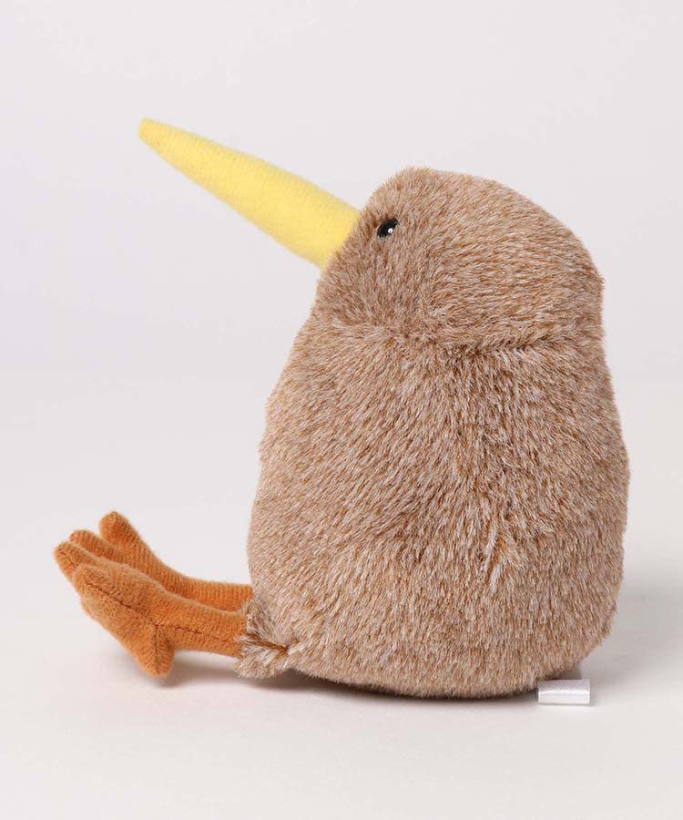 Bleu Bleuet Naito Design Institute Round Kiwi Plush Toy (Light Brown)