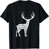 Funny Deer Elk Buck I'm Going Hunting USA Flag Shirt T-Shirt