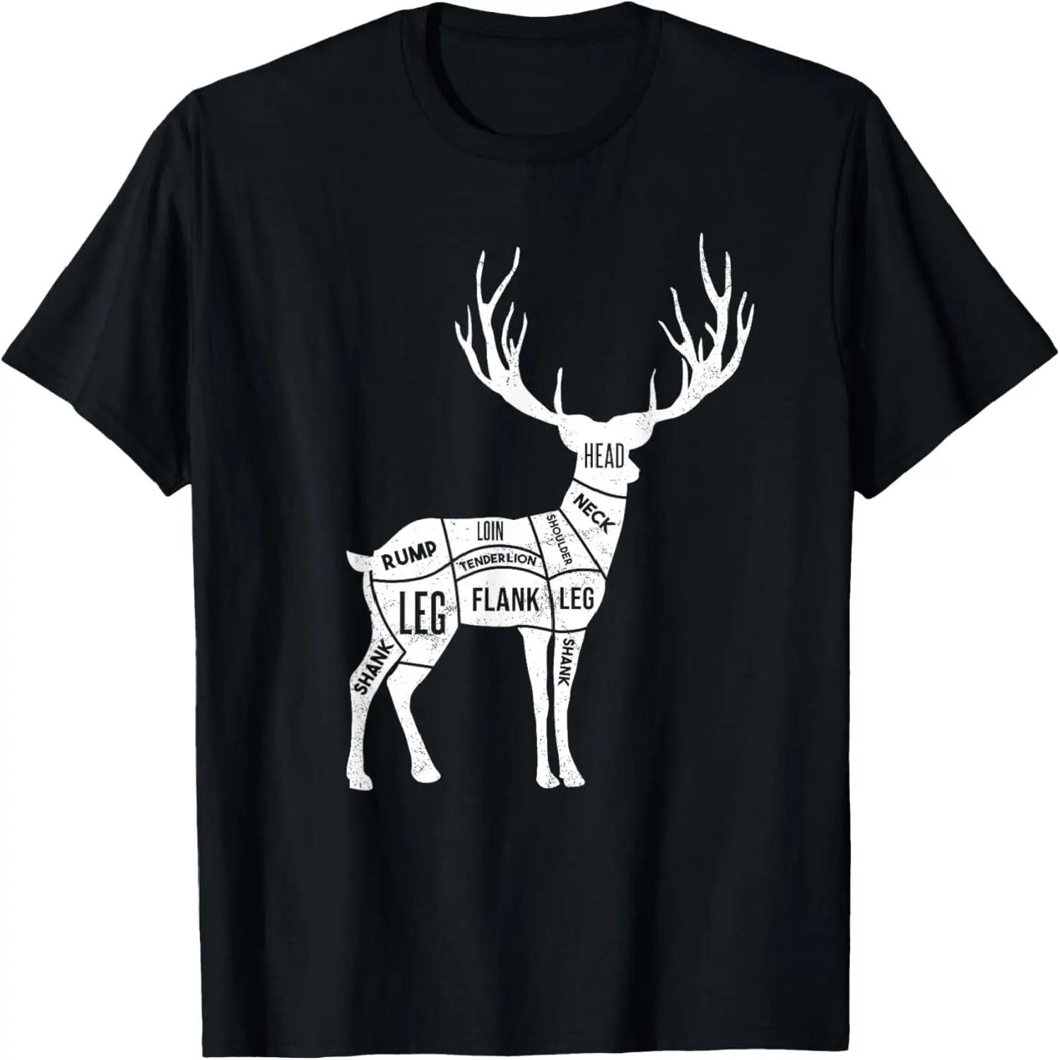 Funny Deer Elk Buck I m Going Hunting USA Flag Shirt T-Shirt XXXXXL разноцветный