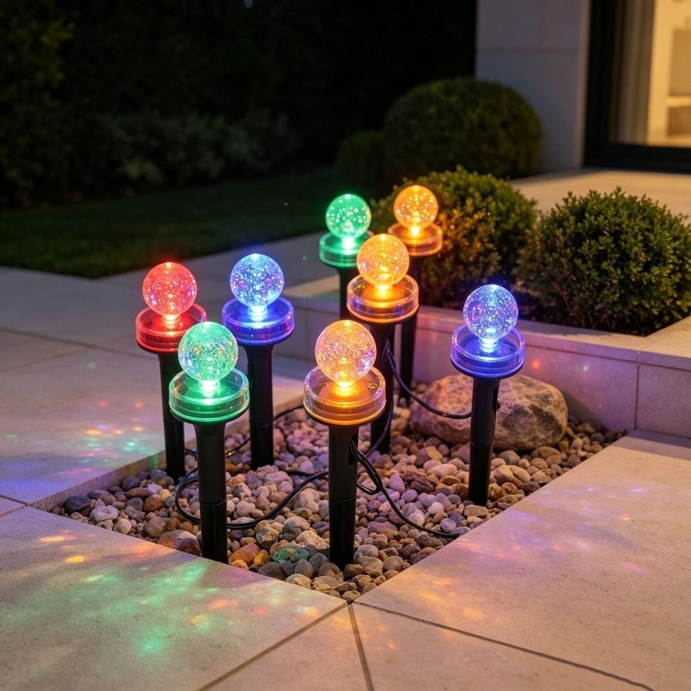 Solar Powered Solar Fairy Light Bubble Ball Outdoor Decorative Light String Light  Holiday Ambience