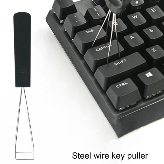 4Pc/Set C-200 Switch Puller Convenient Labor-saving Metal Long-lasting Switch Keycap Puller Removing Tool Kit for Mechanical Keyboard