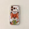 Nick and Judy Cartoon Epoxy Case for iPhone 14/13 Apple 17/16/15 PRO MAX - Anti-Fall Protection
