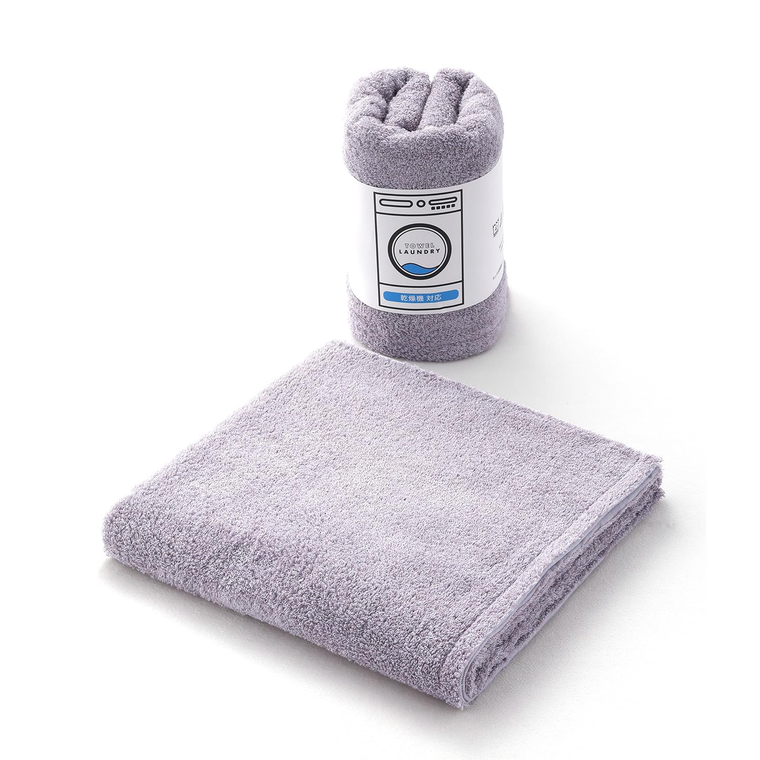 

Towel Museum TOWEL LAUNDRY Fluffy Volume Bath Made in 60 x 120 cm Towel, Gray, Japan, 23-3033350, Approx. серый