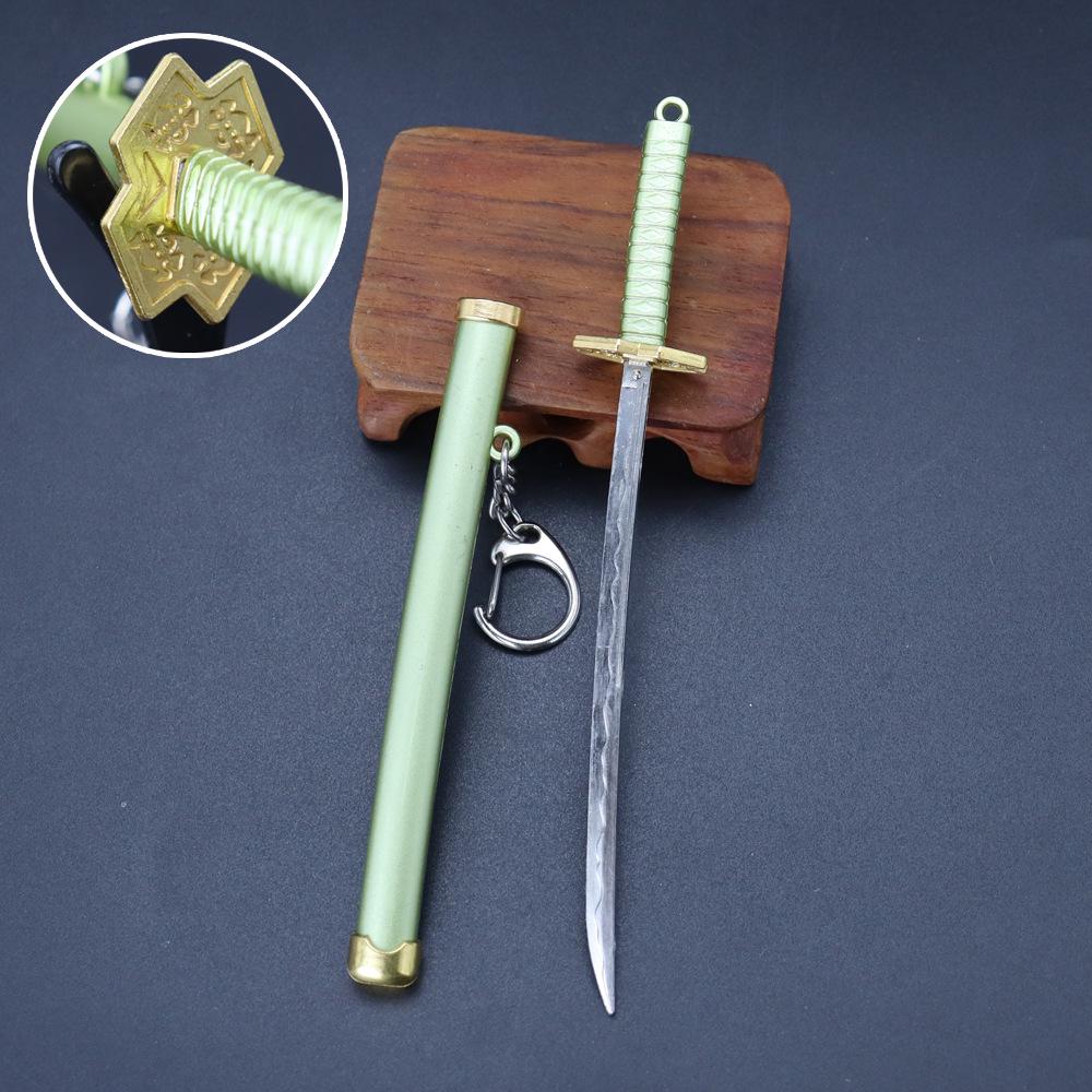 

Брелок в виде самурайского меча - Sauron s Snow, модель в виде трех мечей, 15 см, с ножнами