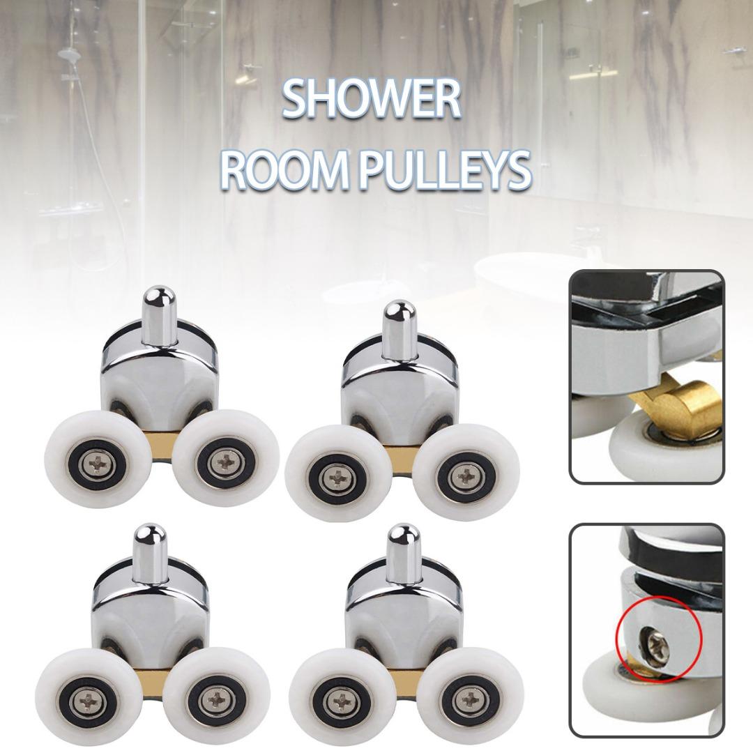 

PDTO 4 шт. 23 мм, двойной душевой экран, дверные ролики, колеса, верхняя и нижняя замена