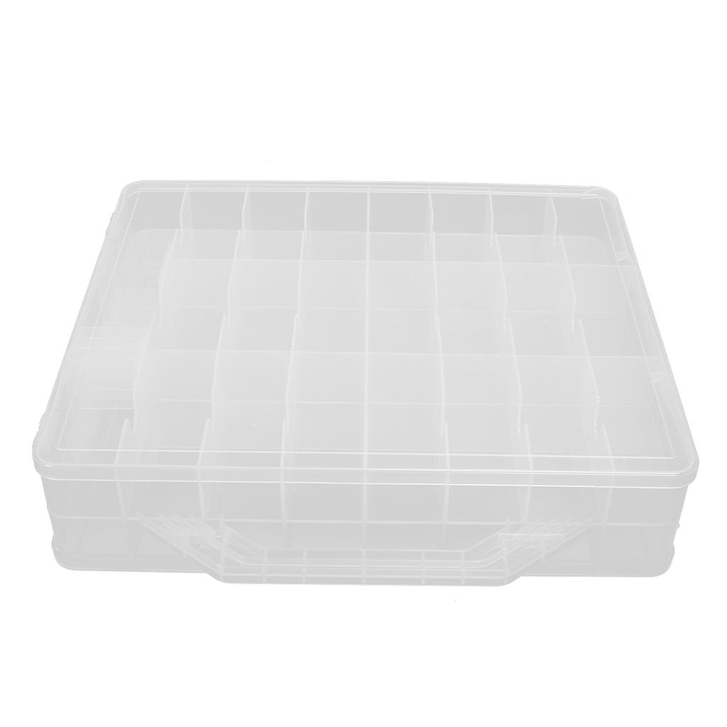 Transparent Nail Polish Storage Case Home Salon Nail Polish Organizer for 48 Bottles