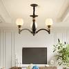 Modern and Simple Chandelier, Ceramic Dining Room Light Study and Bedroom Lamp