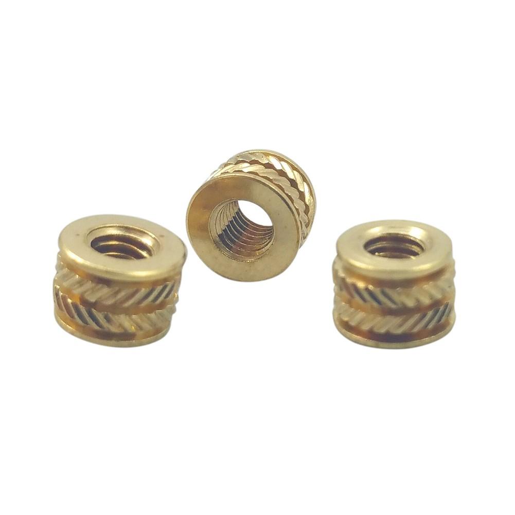 50pcs #6 32 6-32 6 Brass Threaded Heat Set Rts for 3D Printing Screws Metal
