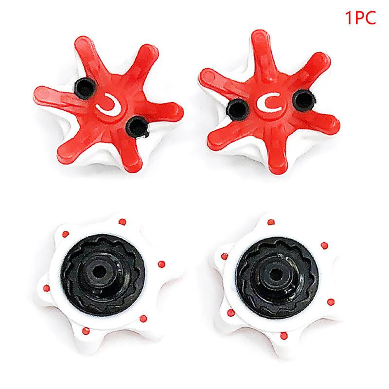 

1 шт. 2022 г. Шипы для гольфа Cs, быстро вращающиеся шипы, аксессуары для гольфа красный