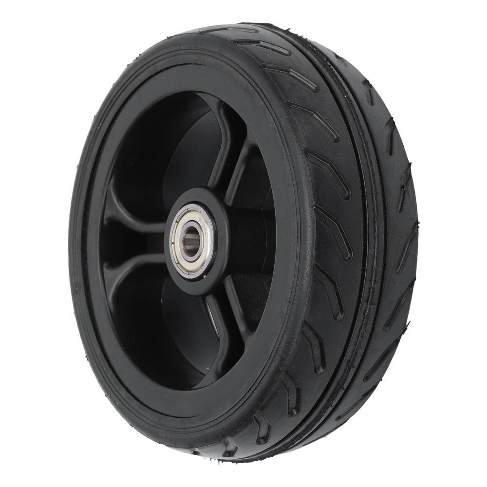 Rubber Trolley Wheel 5 Inch Hand Truck Wheel Durable Solid Rubber Wheel  Hand Truck