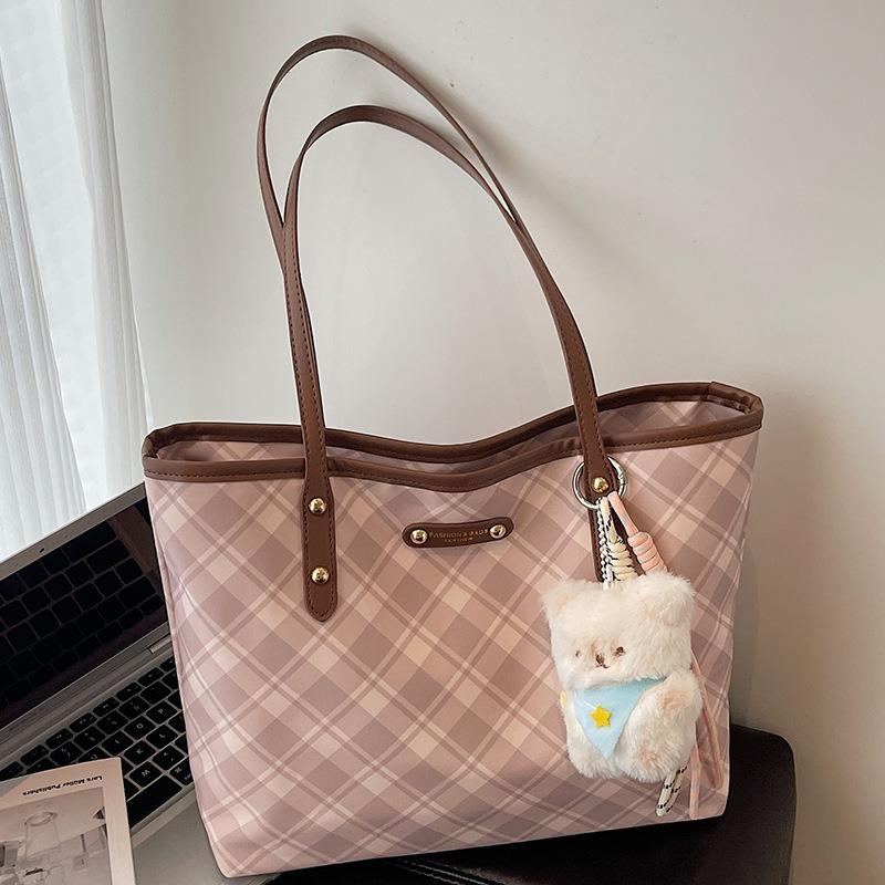 Pendeln zur Arbeit, Tragetasche mit großem Fassungsvermögen, Damen Sommer neu Retro-Mode Schwiegermutter Schultertasche, Karotasche