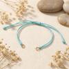 10Pcs with Ring Friendship Bracelet Multi-color Waxed Bracelet Jewelry Making