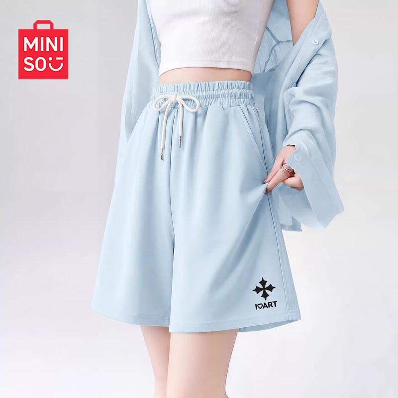 MINISO Women s High-Waist Sport Shorts M
