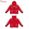 Unisex Retro Hooded Zip-Up Sweatshirt Jogger Set Cotton Blend Streetwear Fall Winter Casual Outfit