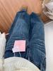 Plus Size Women's Vintage High Waist Wide Leg Jeans