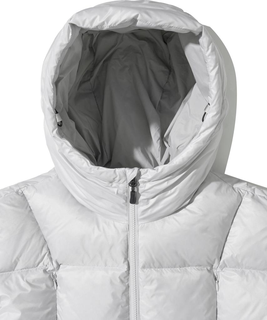 Phyps Motorcycle H-Tech Dimensional Down Puffer Jacket Light Gray