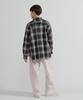 AVIREX OMBRE CHECK SHIRT Women's F Size 410 Charcoal 783-6120602