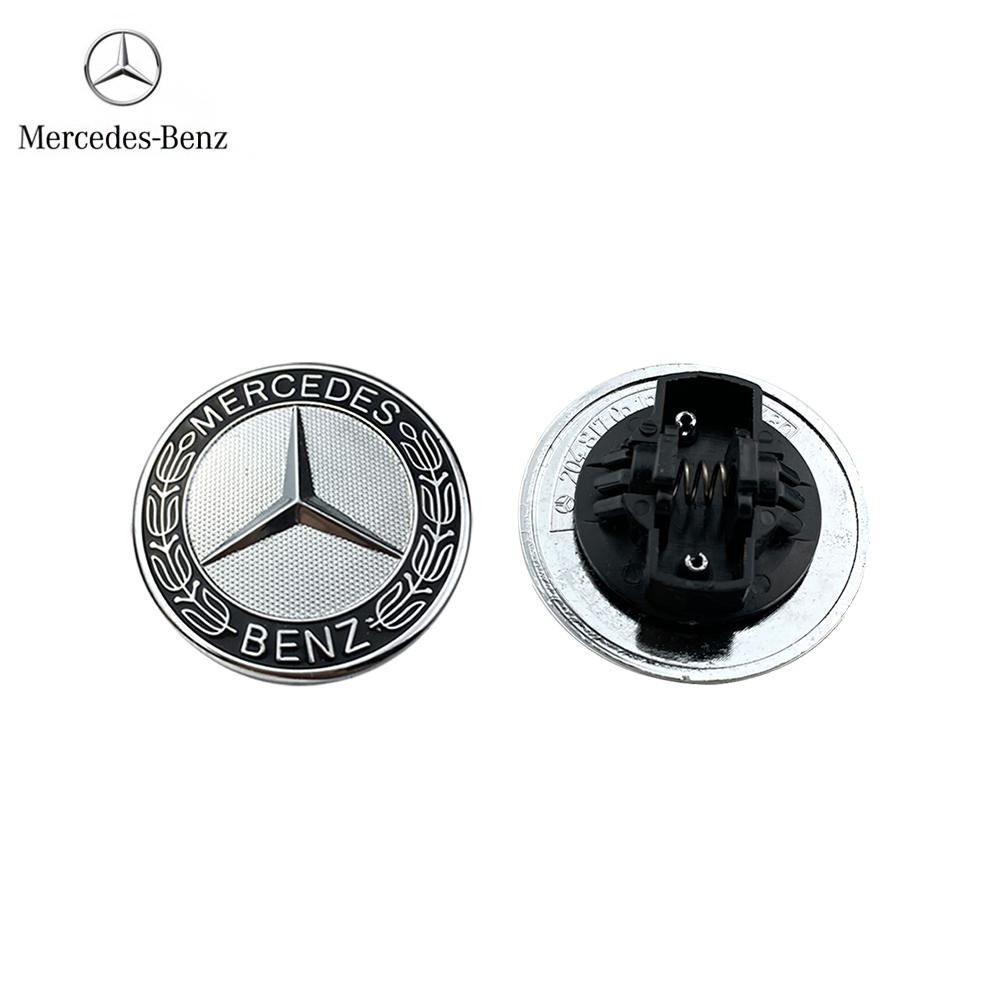 

2025 Hot Car Sticker 1pcs 57mm Car Front Hood Emblem Badge Bonnet Car Accessories For Mercedes Benz W204 W205 W212 W213 W221 W17