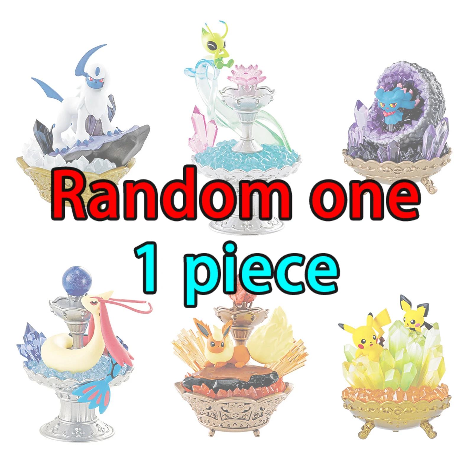 

Миниатюрная сцена с драгоценными камнями Покемон Блайнд-бокс Милотик Селеби Мисдривус Абсол Пикачу Коллекция фигурок Украшения Игрушка Детские подарки