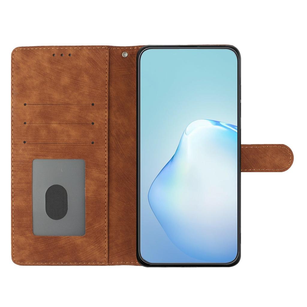 For Xiaomi Poco C75 4G/Redmi 14R 5G/14C 4G Case with Card Clots Skin-Touch PU Leather Phone Cover Stand