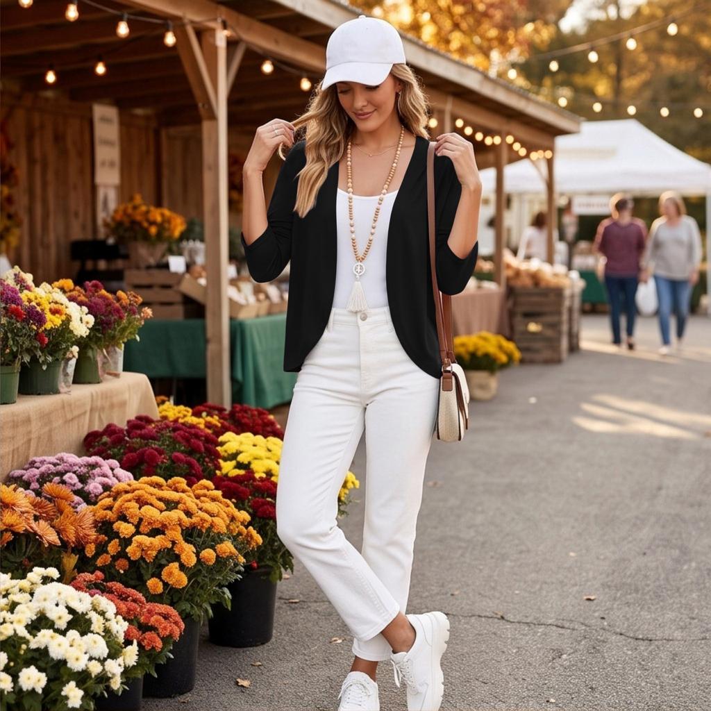 Damen Strickjacke für Frühling und Herbst