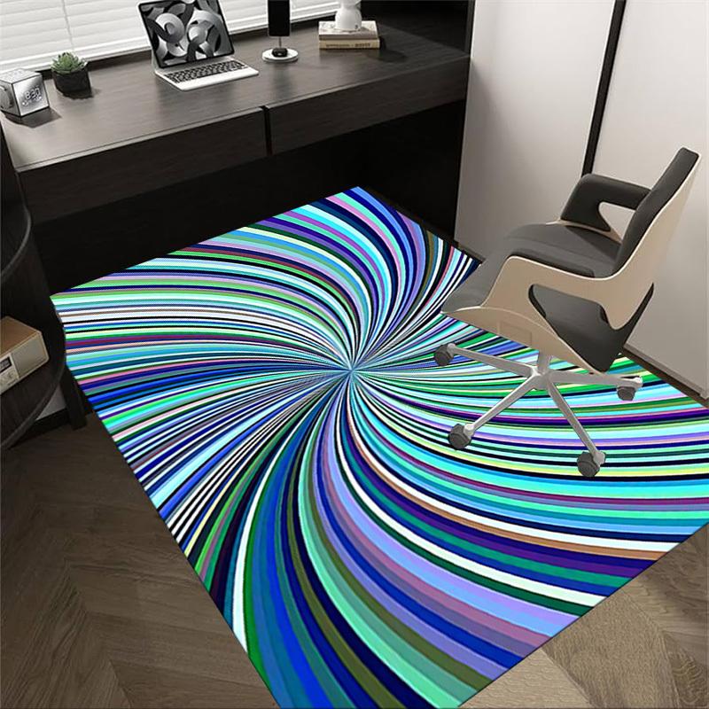 1PC Swirl Pattern Extra Large Non Slip Floor carpet, Office, family, bedroom, Studio   Large Area Rug Indoor Rugs, , Vibrant Colors