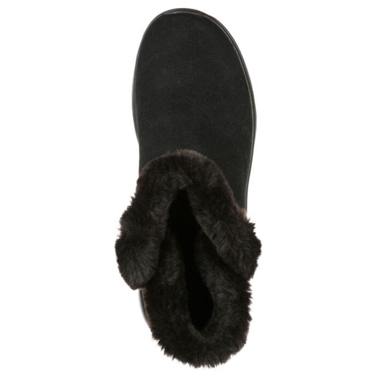 Skechers On The Go Warm Durable Midtown - Chill Baby Comfortable Fashion Short Snow Boots Women boots Black 144252-BBK