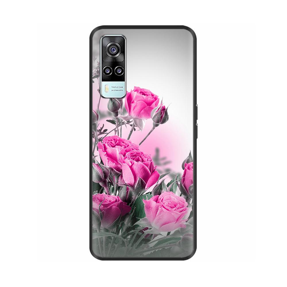 Für Vivo Y33 V2057 Hülle Silikon Weiches TPU Handy Rückabdeckung für Vivo Y33 4G Hülle für vivoY33 Y 33 2021 Coque Fundas Para Bumper