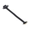 PCIe 3.0 1x To 1x Extension Cable 180 Degree Flexible 8Gbps High Speed PCI Express Gen 3 1x To X1 Riser Extender 20cm