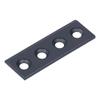 Barn Door Track Connector Plate Kit Carbon Steel Sliding Door Hardware Fittings 8x2.7cm
