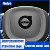 ABS Car Emblems Steering Wheel Center Stickers For Volvo V60 V40 XC90 S60 XC60 V70 S90 XC40 V90 EX90 Auto Decoration Accessories