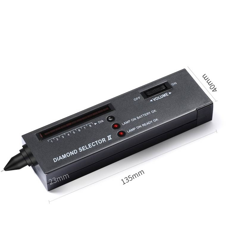 Hohe Genauigkeit Diamanttester Stift Tragbar Moissanit Tester Professionelles Schmuck Edelstein Detektor Werkzeug mit LED Tester Stift