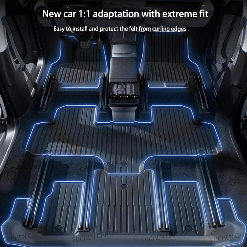 For Tesla New Model YL 2026+ TPE Car Floor Mats Cargo Liner Trunk Mats Backrest Kick Pads Protection Car Interior Accessories
