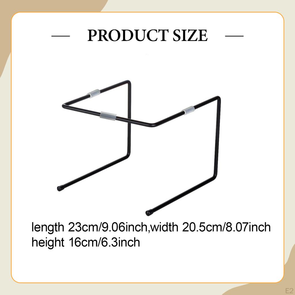 4x Lebensmittel Servier Präsentationsständer Pizza Halter Ständer Platzsparend Eisen Draht Tablett Erhöhung für Party