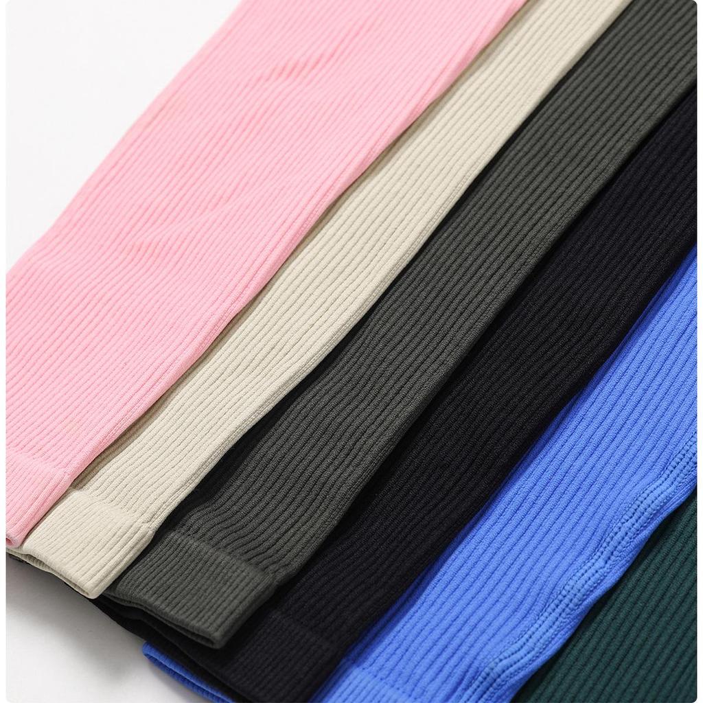 European and American Seamless Knit Yoga Jumpsuit - One-Piece Vest and Long Pants Sportswear