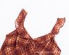 2026 French Retro V-Neck Floral Camisole Dress for Spring Beach Holidays