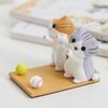Doll Ornaments Toy Figures Cute Cat Phone Holder Cat Desk Holder Action Figures Lazy Holder