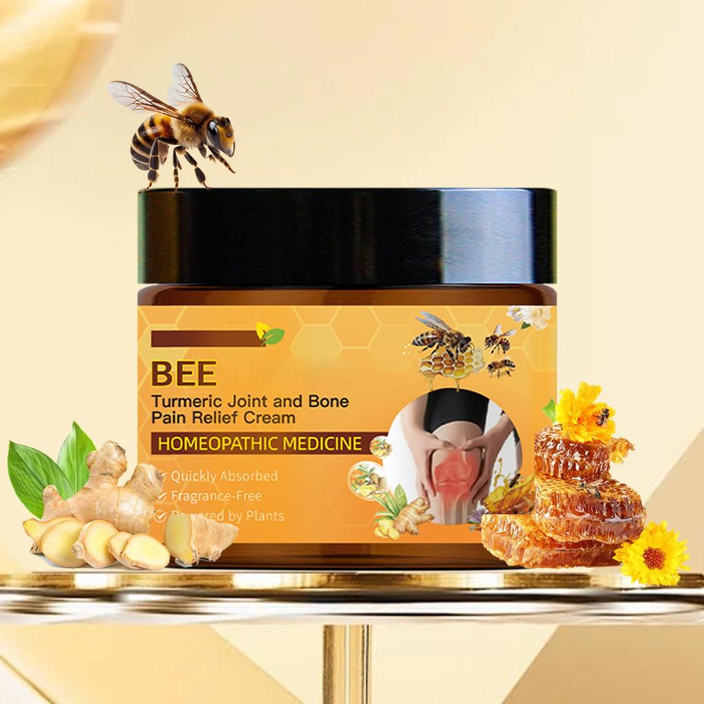 Joint Care Cream Soothes Joint Muscle Soreness Honey Joint Soothing Cream Body Care Cream,60g